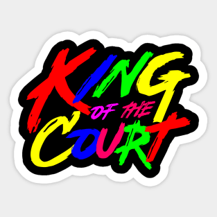 Basketball Lover King of the Court Sticker